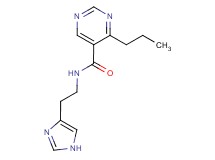 N-[2-(1H-imidazol-4-yl)ethyl]-4-propylpyrimidine-5-carboxamide