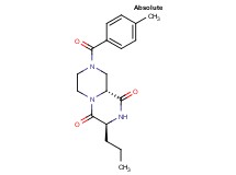 (3S,9aR)-8-(4-methylbenzoyl)-3-propyltetrahydro-2H-pyrazino[1,2-a]pyrazine-1,4(3H,6H)-dione