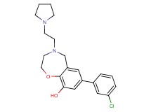 7-(3-chlorophenyl)-4-(2-pyrrolidin-1-ylethyl)-2,3,4,5-tetrahydro-1,4-benzoxazepin-9-ol