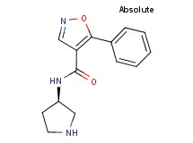 5-phenyl-N-[(3R)-pyrrolidin-3-yl]isoxazole-4-carboxamide