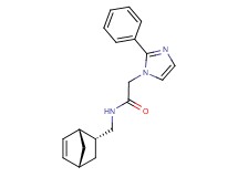 N-[(1R*,2R*,4R*)-bicyclo[2.2.1]hept-5-en-2-ylmethyl]-2-(2-phenyl-1H-imidazol-1-yl)acetamide