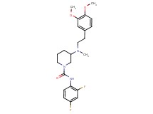 N-(2,4-difluorophenyl)-3-[[2-(3,4-dimethoxyphenyl)ethyl](methyl)amino]-1-piperidinecarboxamide