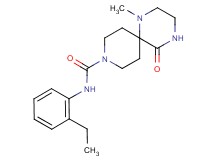 N-(2-ethylphenyl)-1-methyl-5-oxo-1,4,9-triazaspiro[5.5]undecane-9-carboxamide