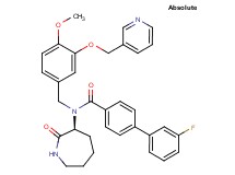 3'-fluoro-N-[4-methoxy-3-(3-pyridinylmethoxy)benzyl]-N-[(3S)-2-oxo-3-azepanyl]-4-biphenylcarboxamide