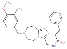 N-{[7-(4-methoxy-3-methylbenzyl)-6,7,8,9-tetrahydro-5H-[1,2,4]triazolo[4,3-d][1,4]diazepin-3-yl]methyl}-3-(3-pyridinyl)propanamide