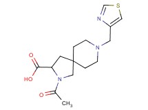 2-acetyl-8-(1,3-thiazol-4-ylmethyl)-2,8-diazaspiro[4.5]decane-3-carboxylic acid