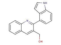[2-(1H-indol-4-yl)quinolin-3-yl]methanol