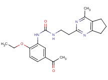 N-(5-acetyl-2-ethoxyphenyl)-N'-[2-(4-methyl-6,7-dihydro-5H-cyclopenta[d]pyrimidin-2-yl)ethyl]urea