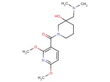 1-[(2,6-dimethoxy-3-pyridinyl)carbonyl]-3-[(dimethylamino)methyl]-3-piperidinol