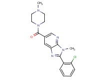 2-(2-chlorophenyl)-3-methyl-6-[(4-methylpiperazin-1-yl)carbonyl]-3H-imidazo[4,5-b]pyridine