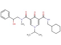 N'-(cyclohexylmethyl)-N-(2-hydroxy-2-phenylethyl)-1-isopropyl-N-methyl-4-oxo-1,4-dihydro-3,5-pyridinedicarboxamide