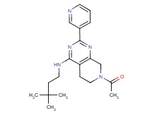7-acetyl-N-(3,3-dimethylbutyl)-2-pyridin-3-yl-5,6,7,8-tetrahydropyrido[3,4-d]pyrimidin-4-amine
