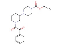ethyl 4-{1-[oxo(phenyl)acetyl]-3-piperidinyl}-1-piperazinecarboxylate