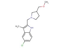 5-chloro-2-{[3-(methoxymethyl)pyrrolidin-1-yl]methyl}-3-methyl-1H-indole