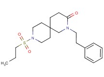 2-(2-phenylethyl)-9-(propylsulfonyl)-2,9-diazaspiro[5.5]undecan-3-one