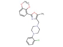 1-(2-chlorophenyl)-4-{[2-(2,3-dimethoxyphenyl)-5-methyl-1,3-oxazol-4-yl]methyl}piperazine