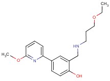 2-{[(3-ethoxypropyl)amino]methyl}-4-(6-methoxy-2-pyridinyl)phenol
