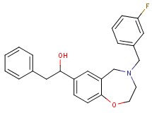 1-[4-(3-fluorobenzyl)-2,3,4,5-tetrahydro-1,4-benzoxazepin-7-yl]-2-phenylethanol