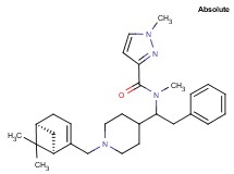 N-[1-(1-{[(1R,5S)-6,6-dimethylbicyclo[3.1.1]hept-2-en-2-yl]methyl}-4-piperidinyl)-2-phenylethyl]-N,1-dimethyl-1H-pyrazole-3-carboxamide