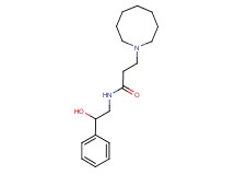 3-azocan-1-yl-N-(2-hydroxy-2-phenylethyl)propanamide