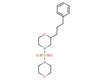 4-(4-morpholinylsulfonyl)-2-(3-phenylpropyl)morpholine