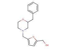 {5-[(2-benzyl-4-morpholinyl)methyl]-2-furyl}methanol