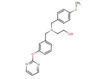 2-{[4-(methylthio)benzyl][3-(pyrimidin-2-yloxy)benzyl]amino}ethanol