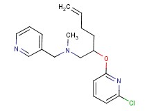 2-[(6-chloropyridin-2-yl)oxy]-N-methyl-N-(pyridin-3-ylmethyl)hex-5-en-1-amine