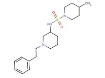 4-methyl-N-[1-(2-phenylethyl)-3-piperidinyl]-1-piperidinesulfonamide