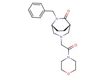 (1S*,5R*)-6-benzyl-3-[2-(4-morpholinyl)-2-oxoethyl]-3,6-diazabicyclo[3.2.2]nonan-7-one