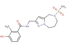 3-hydroxy-2-methyl-N-{[5-(methylsulfonyl)-5,6,7,8-tetrahydro-4H-pyrazolo[1,5-a][1,4]diazepin-2-yl]methyl}benzamide