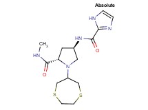 (4R)-1-(1,4-dithiepan-6-yl)-4-[(1H-imidazol-2-ylcarbonyl)amino]-N-methyl-L-prolinamide