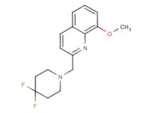 2-[(4,4-difluoropiperidin-1-yl)methyl]-8-methoxyquinoline