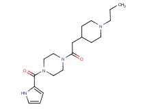 1-[(1-propyl-4-piperidinyl)acetyl]-4-(1H-pyrrol-2-ylcarbonyl)piperazine