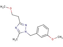 1-(3-methoxybenzyl)-3-(2-methoxyethyl)-5-methyl-1H-1,2,4-triazole