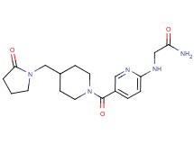 N~2~-[5-({4-[(2-oxopyrrolidin-1-yl)methyl]piperidin-1-yl}carbonyl)pyridin-2-yl]glycinamide