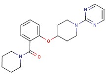 2-{4-[2-(piperidin-1-ylcarbonyl)phenoxy]piperidin-1-yl}pyrimidine
