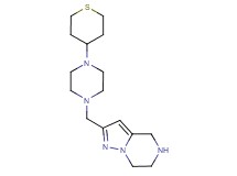 2-{[4-(tetrahydro-2H-thiopyran-4-yl)-1-piperazinyl]methyl}-4,5,6,7-tetrahydropyrazolo[1,5-a]pyrazine