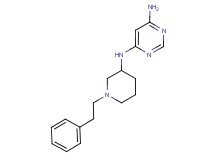 N-[1-(2-phenylethyl)-3-piperidinyl]-4,6-pyrimidinediamine