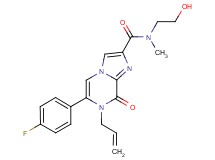 7-allyl-6-(4-fluorophenyl)-N-(2-hydroxyethyl)-N-methyl-8-oxo-7,8-dihydroimidazo[1,2-a]pyrazine-2-carboxamide