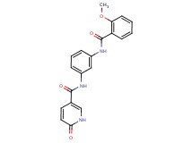 N-{3-[(2-methoxybenzoyl)amino]phenyl}-6-oxo-1,6-dihydropyridine-3-carboxamide