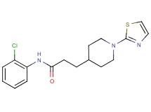 N-(2-chlorophenyl)-3-[1-(1,3-thiazol-2-yl)piperidin-4-yl]propanamide