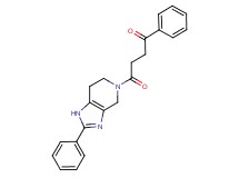 4-oxo-1-phenyl-4-(2-phenyl-1,4,6,7-tetrahydro-5H-imidazo[4,5-c]pyridin-5-yl)butan-1-one