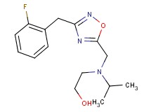 2-[{[3-(2-fluorobenzyl)-1,2,4-oxadiazol-5-yl]methyl}(isopropyl)amino]ethanol