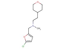 N-[(5-chloro-2-furyl)methyl]-N-methyl-2-(tetrahydro-2H-pyran-4-yl)ethanamine