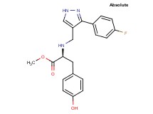 methyl (2S)-2-({[3-(4-fluorophenyl)-1H-pyrazol-4-yl]methyl}amino)-3-(4-hydroxyphenyl)propanoate