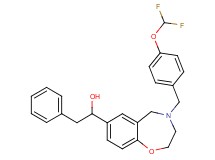 1-{4-[4-(difluoromethoxy)benzyl]-2,3,4,5-tetrahydro-1,4-benzoxazepin-7-yl}-2-phenylethanol