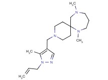3-[(1-allyl-5-methyl-1H-pyrazol-4-yl)methyl]-7,11-dimethyl-3,7,11-triazaspiro[5.6]dodecane