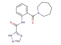 N-[2-(azepan-1-ylcarbonyl)phenyl]-1H-1,2,4-triazole-5-carboxamide