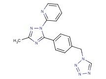 2-{3-methyl-5-[4-(1H-tetrazol-1-ylmethyl)phenyl]-1H-1,2,4-triazol-1-yl}pyridine